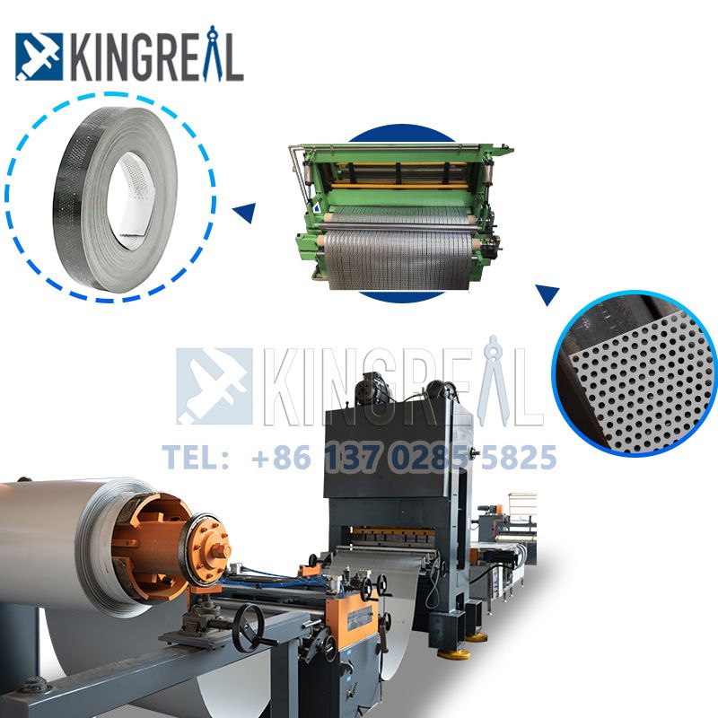 Алуминијумска перфорирана машина за сечење намотаја