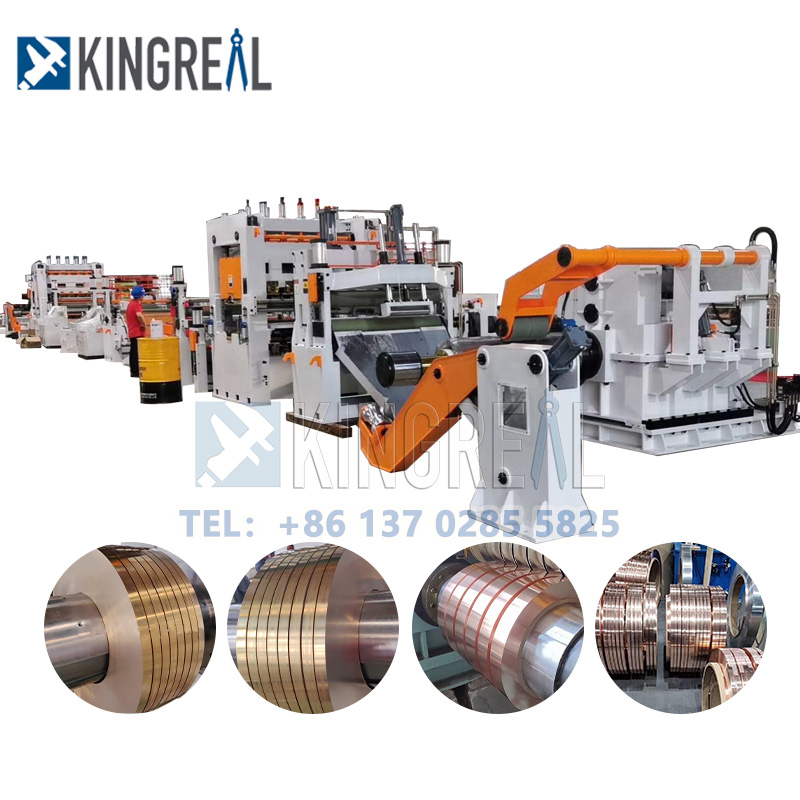 copper strip coil slitting line
