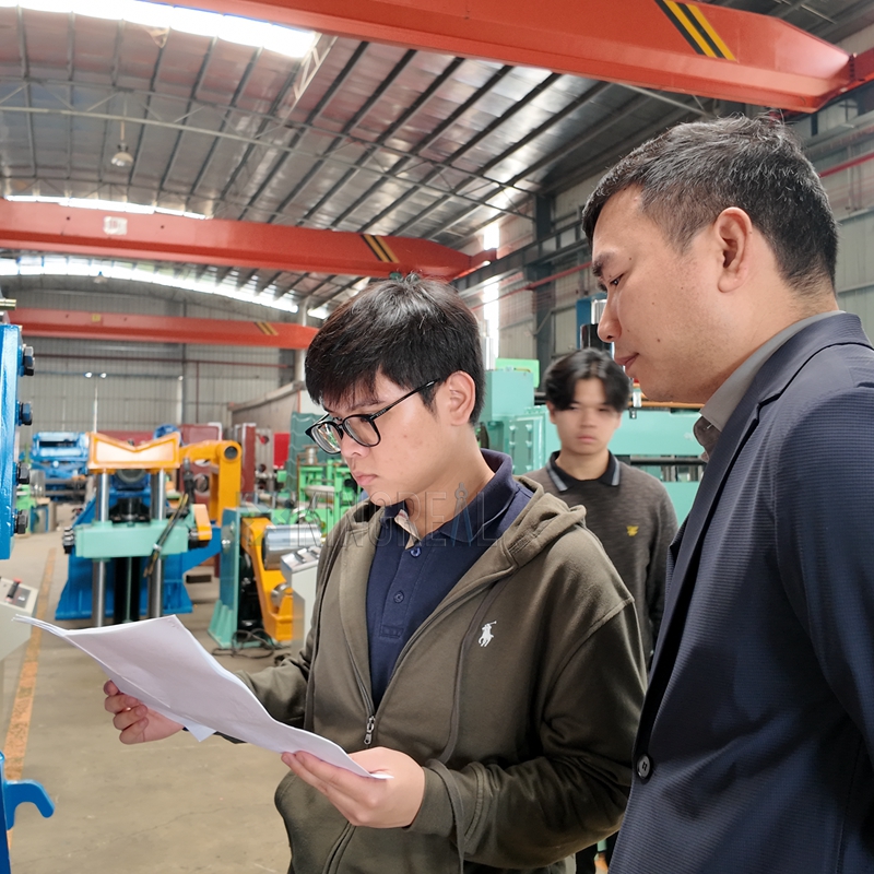 copper strip coil slitting line